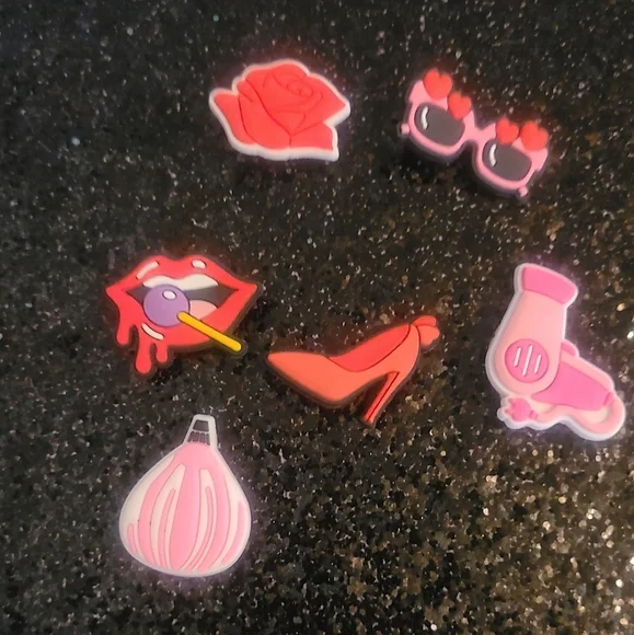 Jibbitz barbie shoe charms hp🔥🔥 - Picture 2 of 2